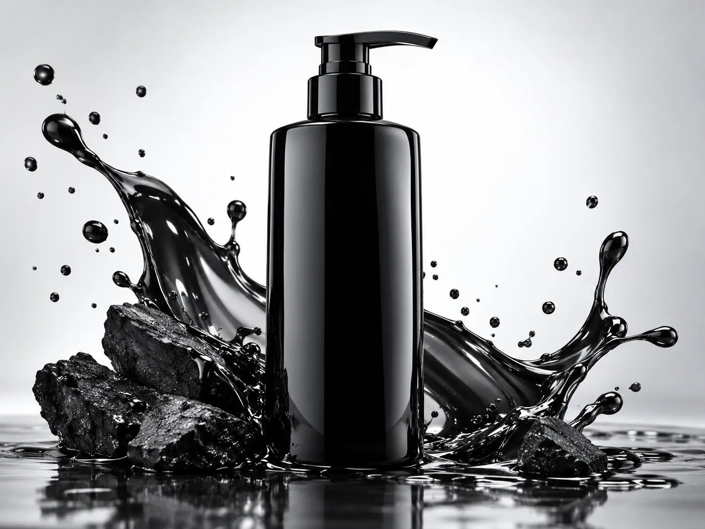 Dexe black hair shampoo preview